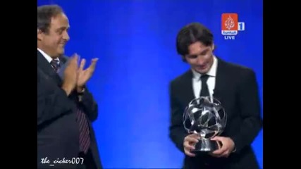 Best player 2009 Lionel Messi uefa ! 27 - 8 - 09 