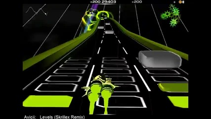 Avicii - Levels Dubstep (audiosurf)