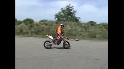 Ktm Supermotard Stuntrider Wheely - Boy
