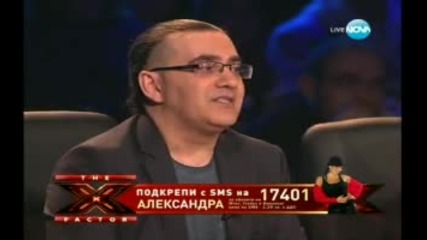 X factor - Коледен концерт - Александра