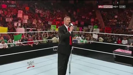 Vince Mcmahon Evaluates John Laurinaitis' Job - Wwe Raw 6 11 12 Hd