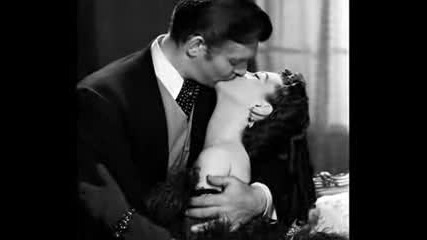 Vivien Leigh and Clark Gable 