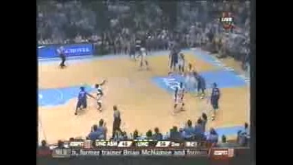 Tyler Hansbrough Dunk on Kenny George