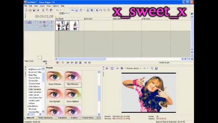 Sony Vegas - coloring 1