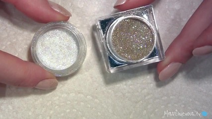 Nude Glitter Princess Nails (prom, Weddings)