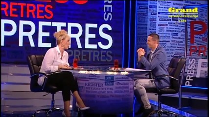 Lepa Brena - Press Pretres - part 1 ( Grand Tv, 13. 5. 2015 )