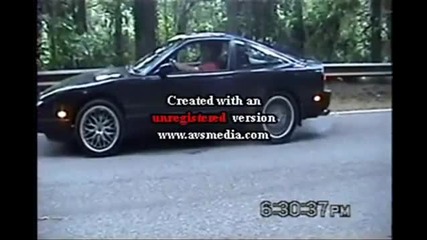 nissan 240sx Turbo Burnout