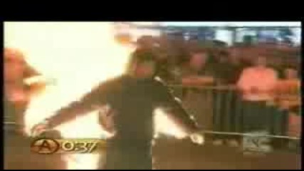 Chris Angel On Fire