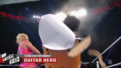 Extreme Street Fight Moments - Wwe Top 10, April 25, 2015