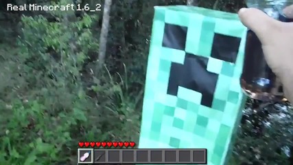 Real Life Minecraft - Creeper Burn!