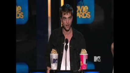 Robеrt Pattinson Best Male Perfomance and Global Superstar - Mtv Movie Awards 2010 