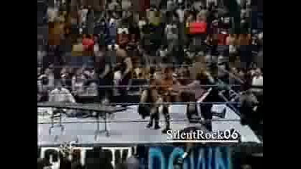 Wwf/the Rock vs Dudley Boyz 