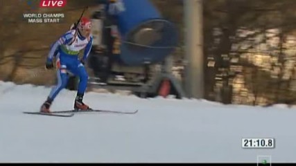 Биатлон. 2008 Масов Старт Mъже 10 кръг