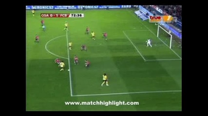 31.10.09 Осасуна 0:1 Барселона Кейта Гол