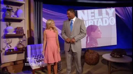 Nelly Furtado on Live! with Kelly and Michael performing Parking Lot