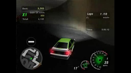 Nfs u2 Bug Parkade Drift 6