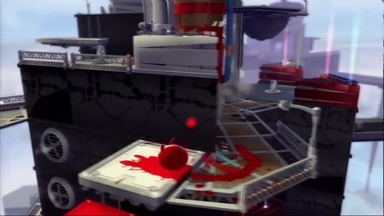 De Blob 2 - Gameplay Painting the Tower 