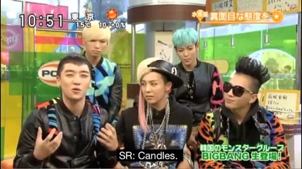 [eng] Big Bang on Ntv's Pon! 04.04.12
