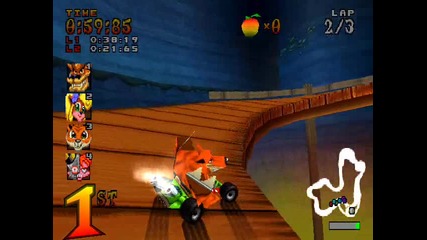 Crash Team Racing - Area Glacier Park - Dragon Mines - Trophy 