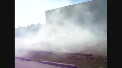 Gemballa Mirage Gt burnout [hd]