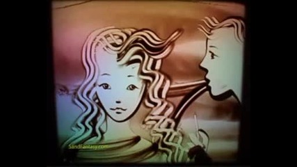 Sand art - Love 2008
