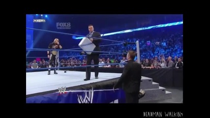 Edge прави копие на Alex Riley ( Smackdown 21 - 1 - 2011 ) 