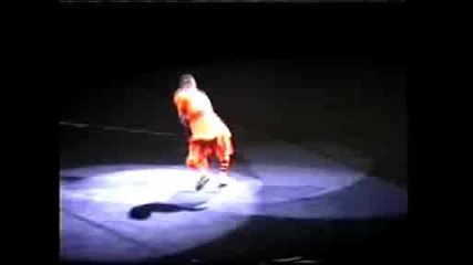 Shaolin monkey form + staff