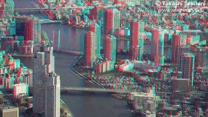 3d motion Tokyo - Anaglyph Hd Version 