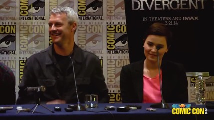 Divergent Panel Comic-con 2013- Shailene Woodley, Theo James, Veronica Roth, Neil Burger