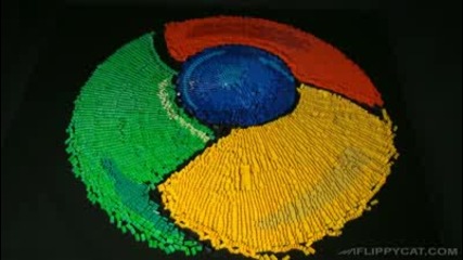 Google Chrominos - напавено от домино