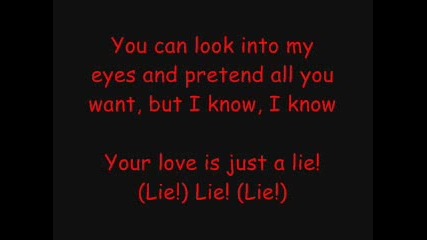 Simple Plan - Your Love Is A Lie Lyrics