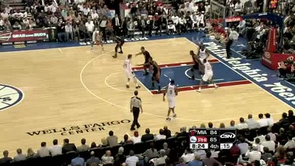 Miami Heat @ Philadelphia 76ers 97 - 87 [highlights] - 27.10.2010