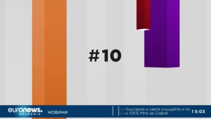 Euronews Top 10: Най-слушаните песни в ефира на Radio Euronews Bulgaria за 2023г.