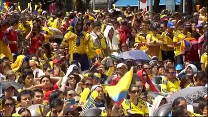 Колумбийските фенове в екстаз