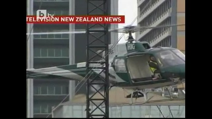 Хеликоптер се разби в Нова Зеландия: кадри - 23.11.2011