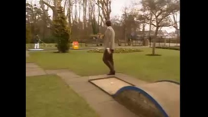 Mr. Bean на голф