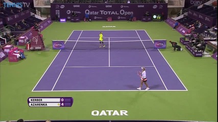 Wta - Doha 2015 Angelique Kerber vs Victoria Azarenka