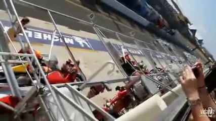 Audi R15 vs. Cameraman 