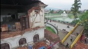 Разрушенията в Непал отвисоко
