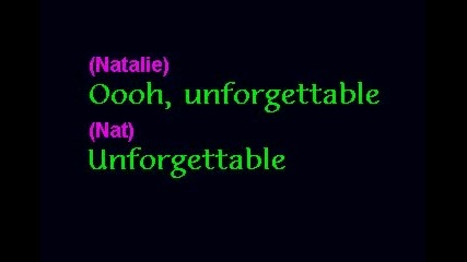 Karaoke - Nat & Natalie Cole - Unforgettable