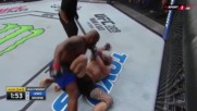 Черния звяр смля на пихтия Травис Браун в UFC
