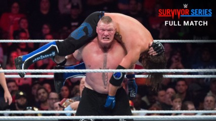 Brock Lesnar vs. AJ Styles - Champion vs. Champion Match: Survivor Series 2017 (Full Match - WWE Network Exclusive)