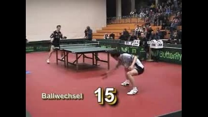 Супер Яко Разиграване На Тенис На Маса