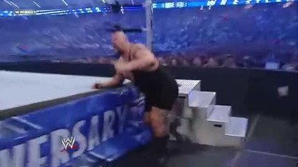 Wrestlemania 25 Edge Vs The Big Show Vs John Cena [world Heavyweight Championship] part 1