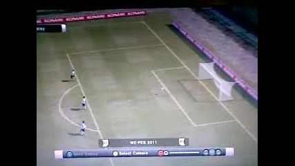 Pes 2011 Гол на Кристиано Роналдо на Задна Ножица