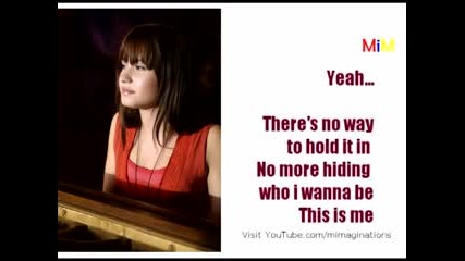 This Is Me [acoustic] - Karaoke - Instrumental
