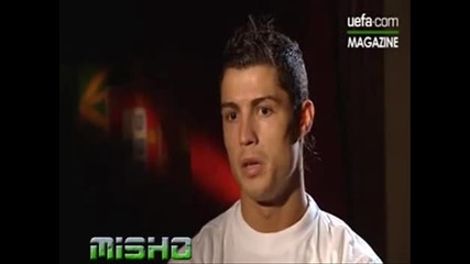 Cristiano Ronaldo Говори За за себе си и за Euro 2008 *HQ*