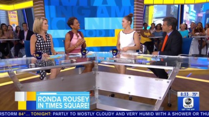 Ronda Rousey describes her training for her new film, "Mile 22"