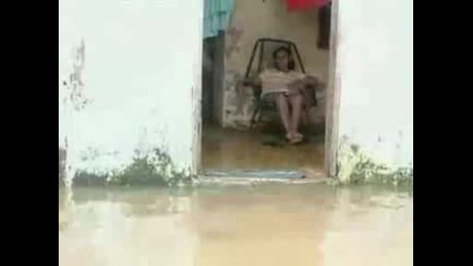 Наводнението в Бразилия - вода до покривите
