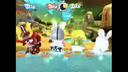 Rayman Raving Rabbids2 Gameplay
